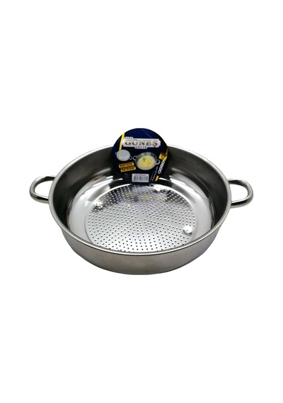 No-2 - 28cm Basık Süzek Metal Süzgeç 5468 Çok Renkli