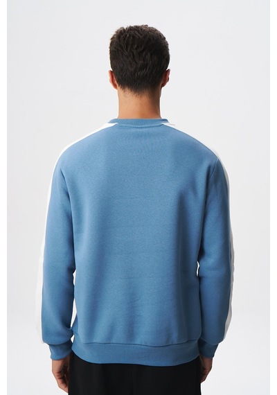 AR-MA Arma Erkek Regular Fit Yazılı Şardonlu 3 İplik Bisiklet Yaka Sweatshirt 001