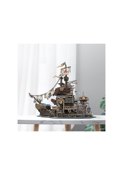 Cubic Fun Tortuga Korsan Koyu 3D Puzzle T4039h