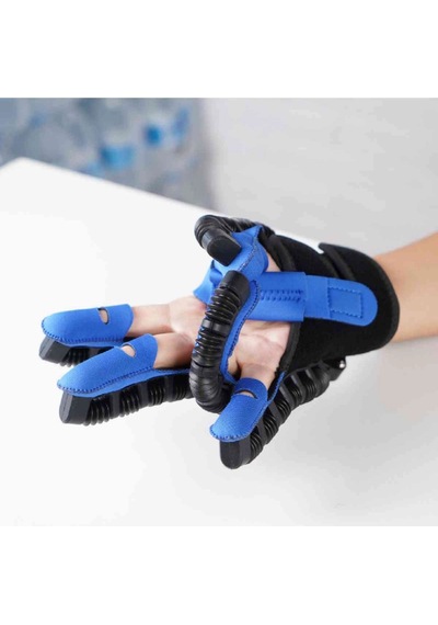Syrebo Yumuşak Robotik El Rehabilitasyon Eldiveni Çoklu Parmak Çalıştırma Modlu Çift El Sy-hrc12