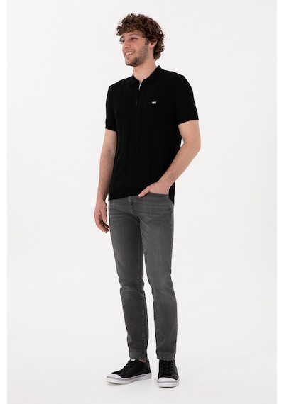 U.S. Polo Assn. Erkek Slim Fit Polo Yaka Siyah Tişört 50306457-VR046 U.S. Polo Assn. Erkek Slim Fit Polo Yaka Siyah Tişört 50306457-VR046