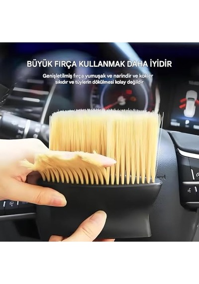Jouis Sku:smgstk44ce916fb0 Torpido Oto Fırçası, Klima Ve Torpido Temizlik Aleti, Araç İçi Derinlemesine Temizlik Güçlü Kıl Yapısı Sku: Smgstk44ce916fb0