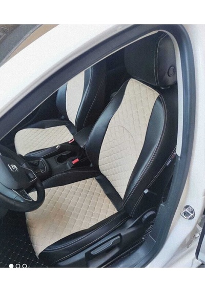 Seat Leon 13 20 Arası Arka Sırt 2 1. Arka Sırt Kolcaksız Model Krem Zemin Krem Nakışlı Taytüyü Deri