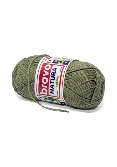 Natura %100 Koton İplik 100 Gram 200 Metre Renk Kodu:806 Haki