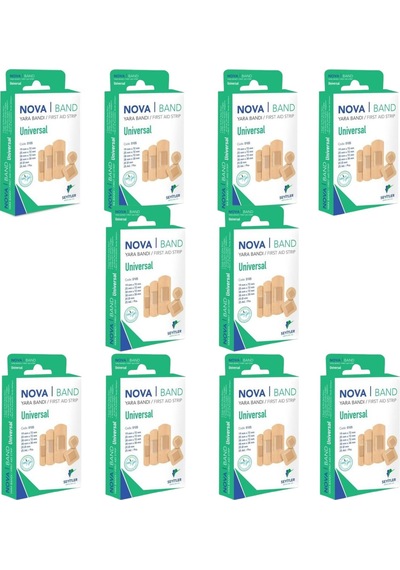 Nova Band Karma Yara Bandı 10 x 25 Adet