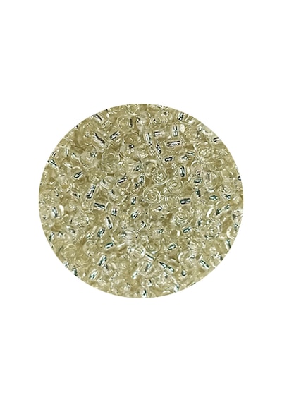 Dökme Cam Kum Boncuk 11/0 2 Mm - 20 Gram - Şeffaf Beyaz - Bnc018