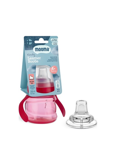 Mooma Alıştırma Bardağı 200 Ml - Kırmızı