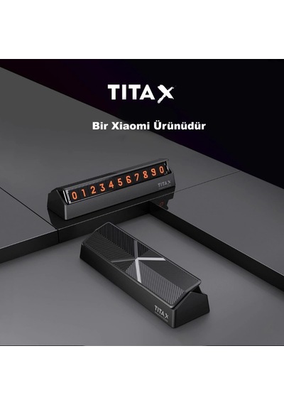 Hpy Pazar Flip Tip Geçici Araç Park Telefon Numarası Plakası