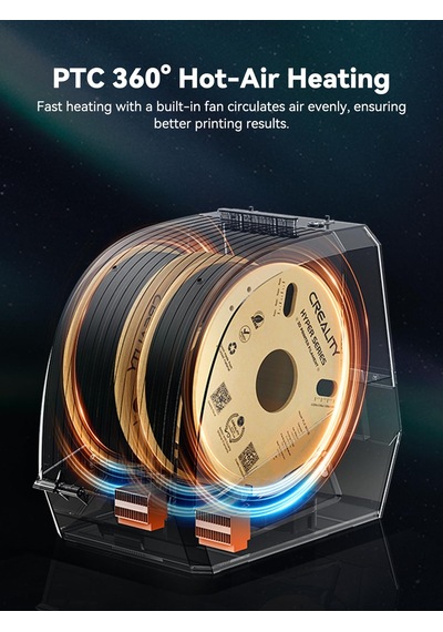 Creality Space Pı Plus Filament Kurutucu - 2 Rulo Kapasitesi, 48 Saatlik Zamanlayıcı, 3,7" Dokunmatik Ekran, Ptc Isıtıcı Ve 1,75/2,85 Mm Pla Petg Abs Tpu Naylon İçin 360 Sıcak Hava Sirkülasyonu Creality Space Pı Plus Filament Kurutucu - 2 Rulo Kapasitesi, 48 Saatlik Zamanlayıcı, 3,7" Dokunmatik Ekran, Ptc Isıtıcı Ve 1,75/2,85 Mm Pla Petg Abs Tpu Naylon İçin 360 Sıcak Hava Sirkülasyonu