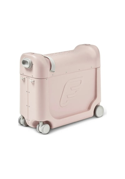 Stokke Jetkids Bedbox, Uçak Koltuklarına Uyumlu Binilebilir Çocuk Valizi Pembe