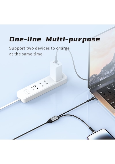 Recci RTC-T16 Apple iPhone Uyumlu Pd Şarj Kablo 2 İn 1 65w Pd Hızlı Şarj Lightning/type-c To Type-c Pd Kablo 1.2m Recci RTC-T16 Apple iPhone Uyumlu Pd Şarj Kablo 2 İn 1 65w Pd Hızlı Şarj Lightning/type-c To Type-c Pd Kablo 1.2m