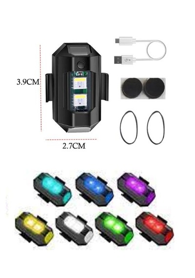 Rgb Mini Led Fonksiyonel Usb Şarjlı Kablosuz