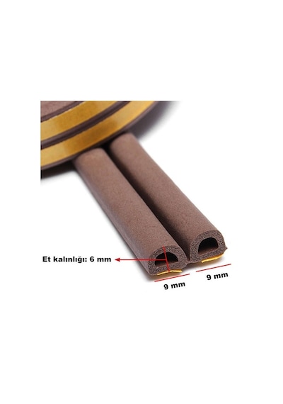 Kapı Pencere Bandı Fitili Yapışkanlı Soğuk Izolasyon 5X2=10 Metre (326613243)