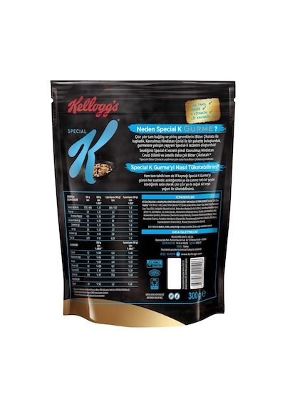 Ülker Kellogg's Special K Çikolatalı Hindistan Cevizi Dilimli Tam Buğday ve Pirinç Gevreği 300 G