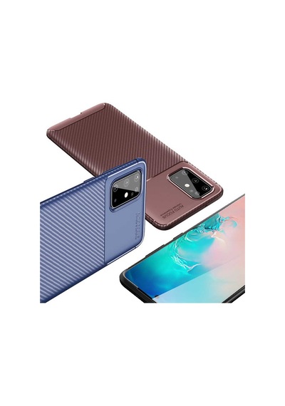 Galaxy S20 Plus Kılıf Zore Negro Silikon Kapak Siyah