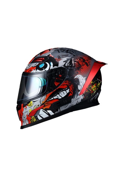 Sway 817 Red Beast Full Face Motosiklet Kaskı Kırmızı