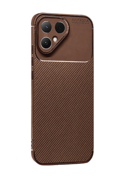 Newface - 214 - Tecno Pova Curve 2 5g Auto Focus Karbon Kapak - Spt-gld - - Kahverengi