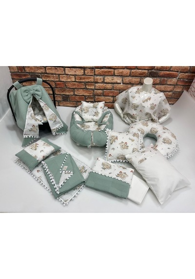 Tr Babynest, Puset Örtüsü Ve Minderi, Alt Açma Ve Battaniye, Emzirme Minddri, Emzirme Önlüğü Nevresim Takımı