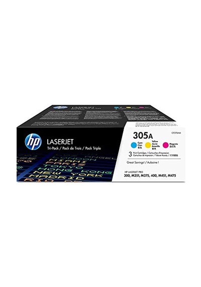 Hp 305A-Cf370Am Renkli Toner 3'Lü Paket