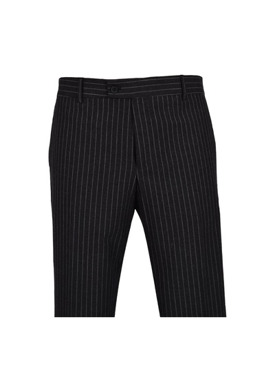 Cengiz İnler Kalın Çizgi Kumaş Pantolon Slim 001