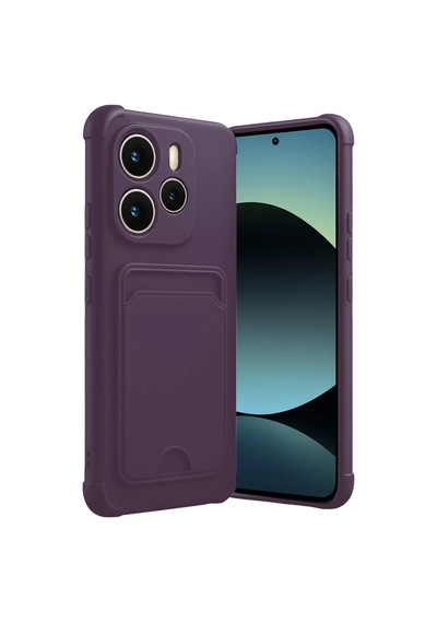 Note 14 4g Kelvin Kartvizitli Silikon - Derin Mor