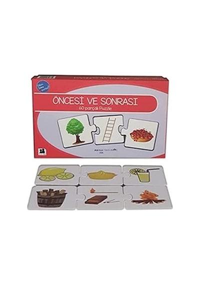 Ezo Etkin Zeka Oyunları, Öncesi Ve Sonrası Puzzle 60 Parça Puzzle Kapak Değişebilir