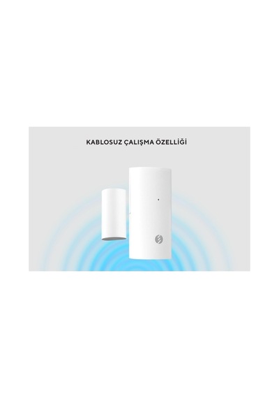 Kullanımı Kolay Şık Tasarım Kablosuz Kapı, Pencere, Dolap, Çekmece İçin Manyetik Wifi Sensörlü Alarm