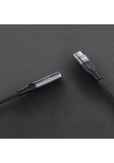 Juo Usb Type-c To 3.5mm Jack Aux Kulaklık Mikrofon Çevirici Dönüştürücü Adaptör Kablo