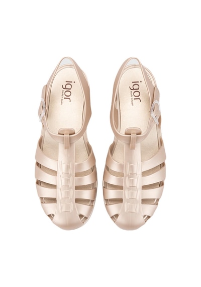 Igor S10346-388 Biarritz Mate Metal Kadın Sandalet Gri