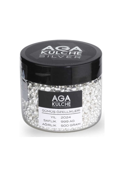 Agakulche 500 Gram 999 Granül Gümüş