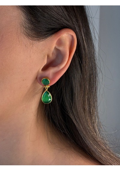 Kadir Jewellery 22 Ayar Altın Kaplama Vintage Küpe -el İşçiliği Ve Hipoalerjenik Küpe çok renkli 56678063