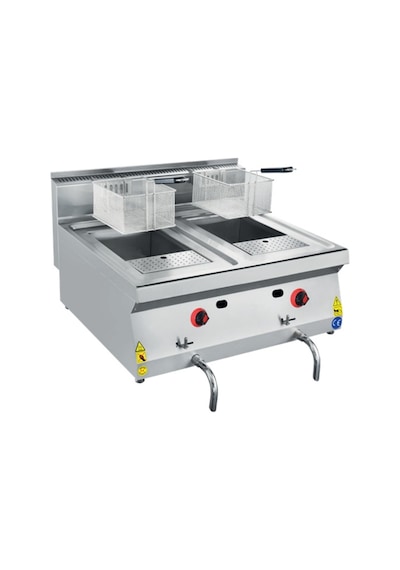 Karacasan Endüstriyel 80 Cm 700 Seri Set Üstü Edge Doğalgazlı Fritöz