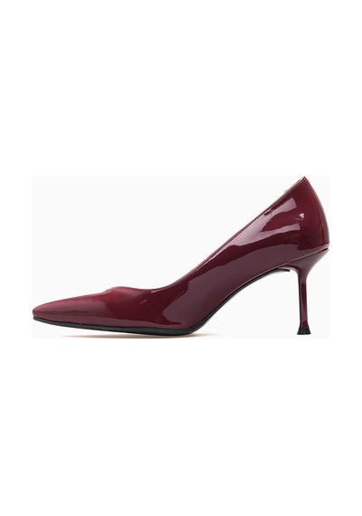 Yaşar Kaşlı Kadın İnce Topuklu Stiletto Ayakkabı 26y Ykş.8578 Bordo
