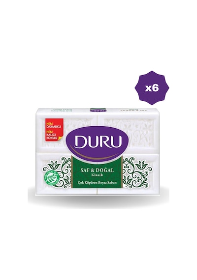 Duru Sabun Klasik Saf&doğal 4x200 G 6 Adet