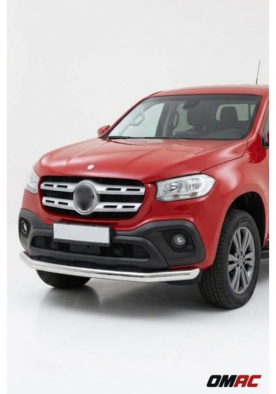 Ford Ranger 2015-2022 Uyumlu Araca Özel Texas Ön Alt Koruma Ø76mm Krom