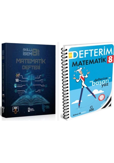 Arı 8. Sınıf Matematik Akıllı Defter Seti 2 Kitap İsem Ve Arı Yay
