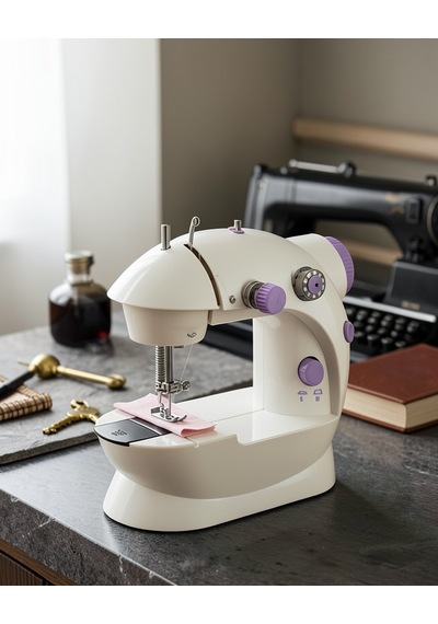 Mini Dikiş Makinesi Ayarlanabilir Hız Işıklı Uczzzprodikişmakinesi-4 Diğer