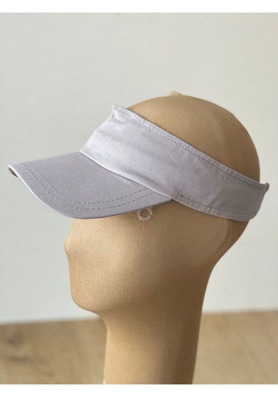 Aida Jewelss Pamuk Sporcu Koşu Tenis Vizör Şapka Arka Kısmı Ayarlanabilir Unisex Vizör Şapka Gri.
