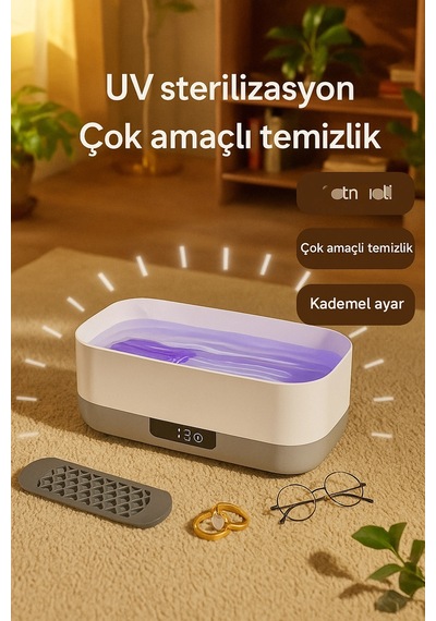Dailytech Ultrasonik Gözlük Temizleme Cihazı Takı Saat Lens Derin Temizlik Makinesi