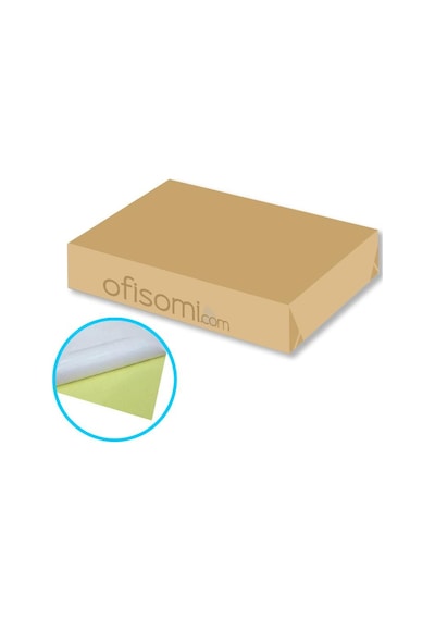 Kuşe Yapışkanlı Sticker Kağıt A6 10X15 Mat 90 G/M² 100 Adet/Paket