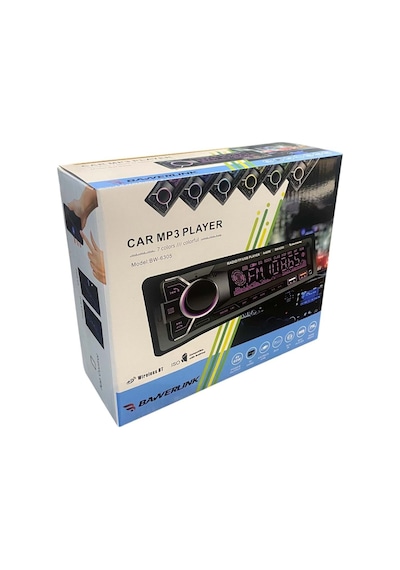 Bawerlink Bw6305 Bluetooth Oto Teyp Çift Usb Girişli 4x60w Amfi Çıkışlı Sd/usb/aux Destekli Araba Teybi Radyo