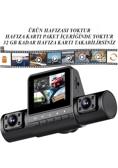 4 Kameralı 1080p Hd Araç İçi Kamera Ön Arka Yan Sağ-sol Açılar 32gb Hafıza Kartı Takılabilir