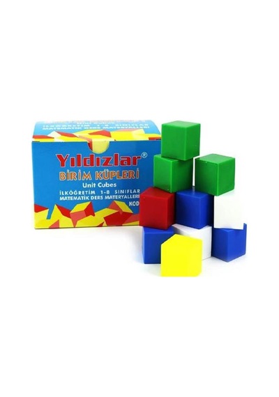 Yıldızlar 126 Birim Küpleri Çok Renkli