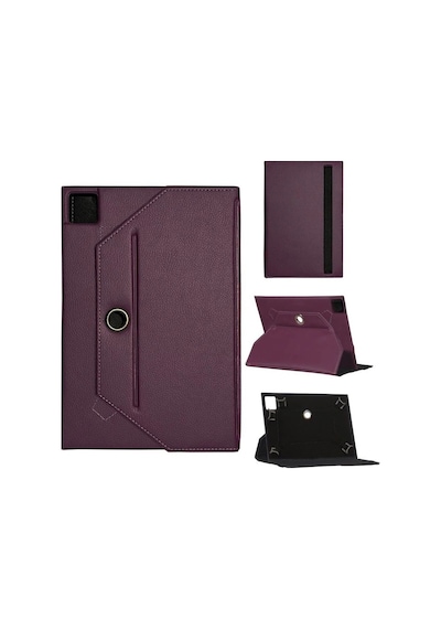 Huawei Matepad Air Dby2-l09ck Universal Standlı Tablet Kılıfı Mor Kapaklı Kılıf