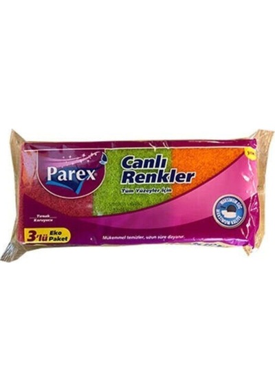 Klasik Yeşil Sünger Oluklu 8'li