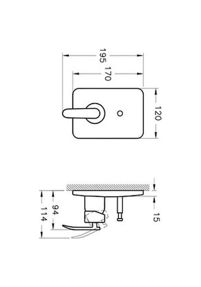 VitrA Artema T4 Ankastre Banyo Bataryası A42502 Krom