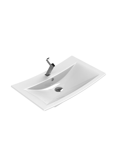 Turkuaz Seramik Tezgah Üstü Lavabo Bella 70 x 45 CM