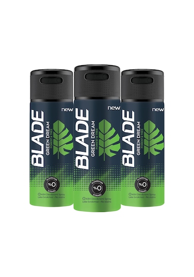 Blade Green Dream Erkek Sprey Deodorant 3 x 150 ML