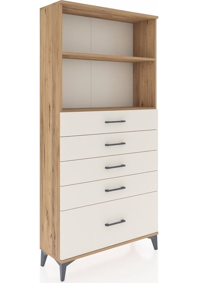 Arges Dolap 2 Raflı 5 Çekmeceli 88x30x182 Çam-aytaşı Atlas Çam Arges Dolap 2 Raflı 5 Çekmeceli 88x30x182 Çam-aytaşı Atlas Çam