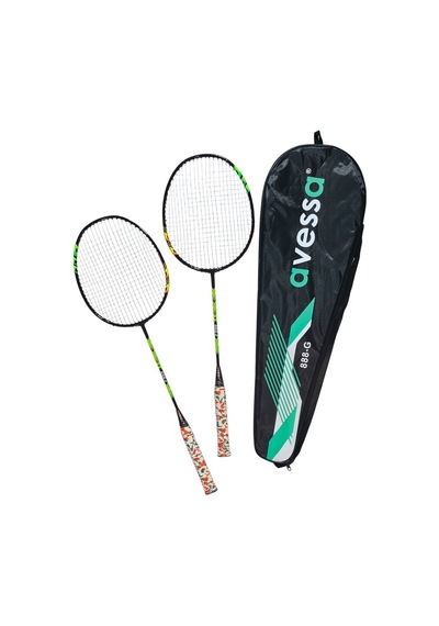 Özel Üretim Alan Hobi Açık 888-g Tek Parça Badmington Raket Set Çift